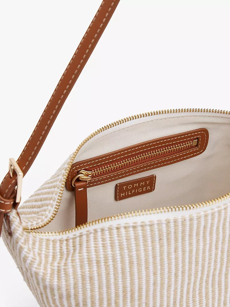 Tommy Stripe Crossbody Sling Bag