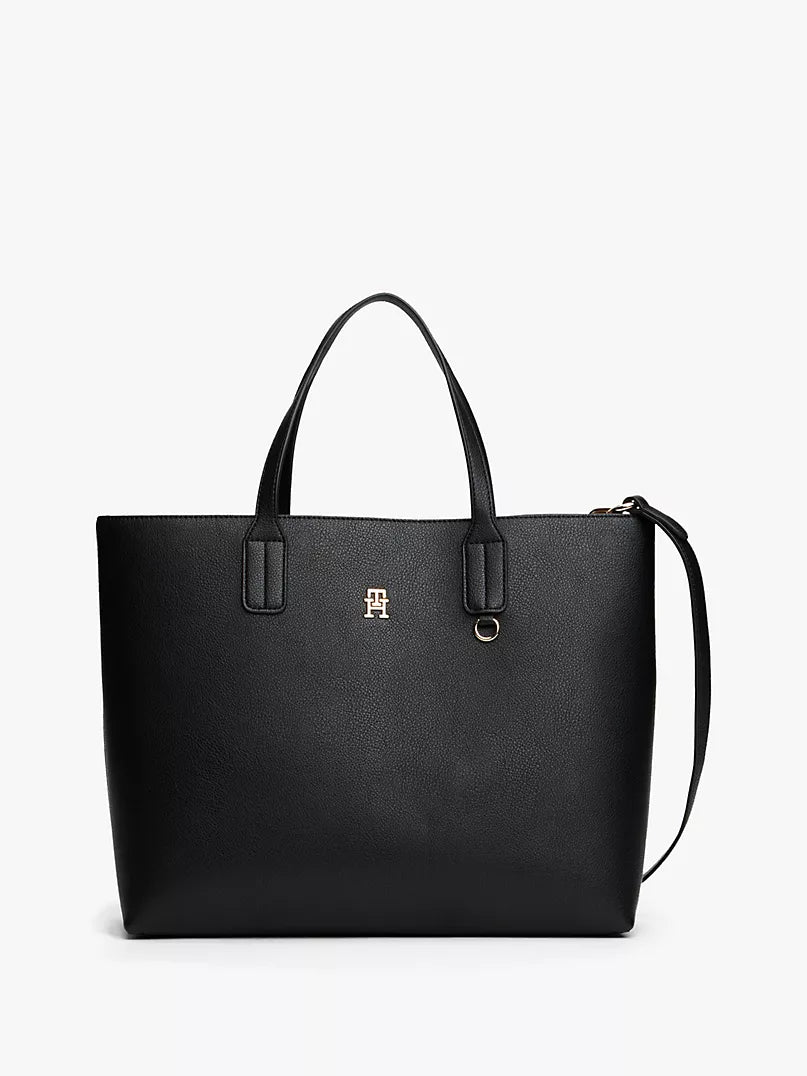 Tommy Monogram Logo Satchel Bag