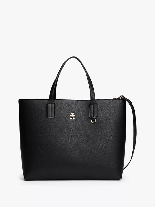 Tommy Monogram Logo Satchel Bag