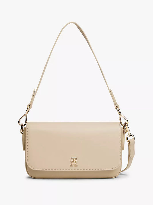 Tommy Monogram Logo Convertible Crossbody Bag