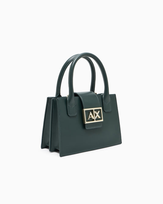 Armani Exchange Top handles in technical fabric - Green