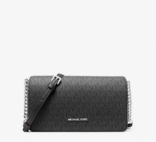 Michael Kors Jet Set Medium Signature Logo Crossbody Bag