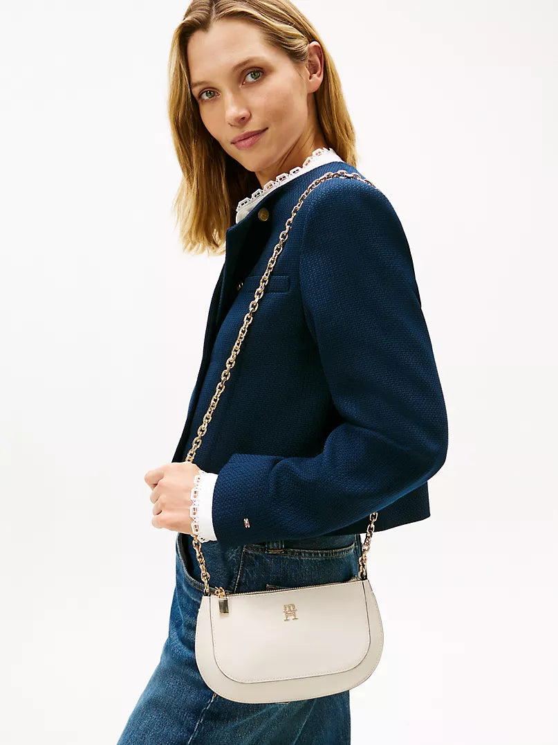Tommy Chain Strap Curved Mini Crossbody Bag