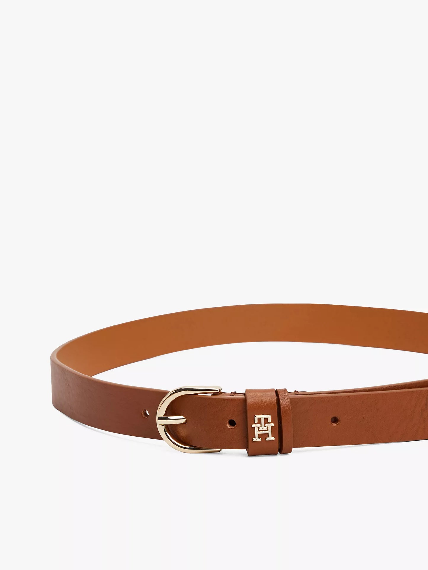 Tommy Hilfiger Monogram Slim Leather Belt
