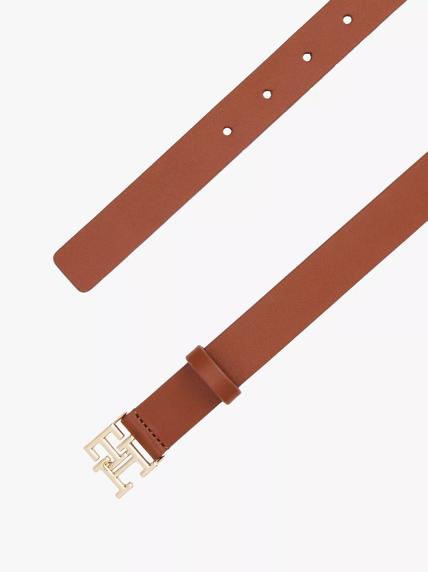 Tommy Monogram Buckle Leather Belt Lebanon