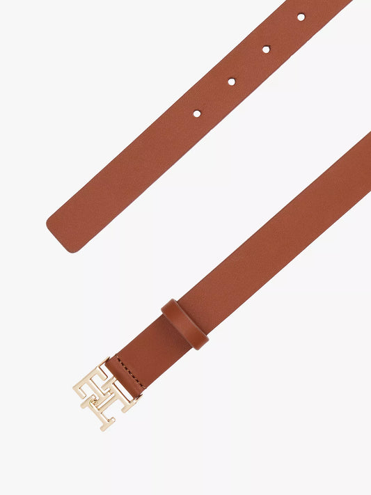 Tommy Monogram Buckle Leather Belt Lebanon