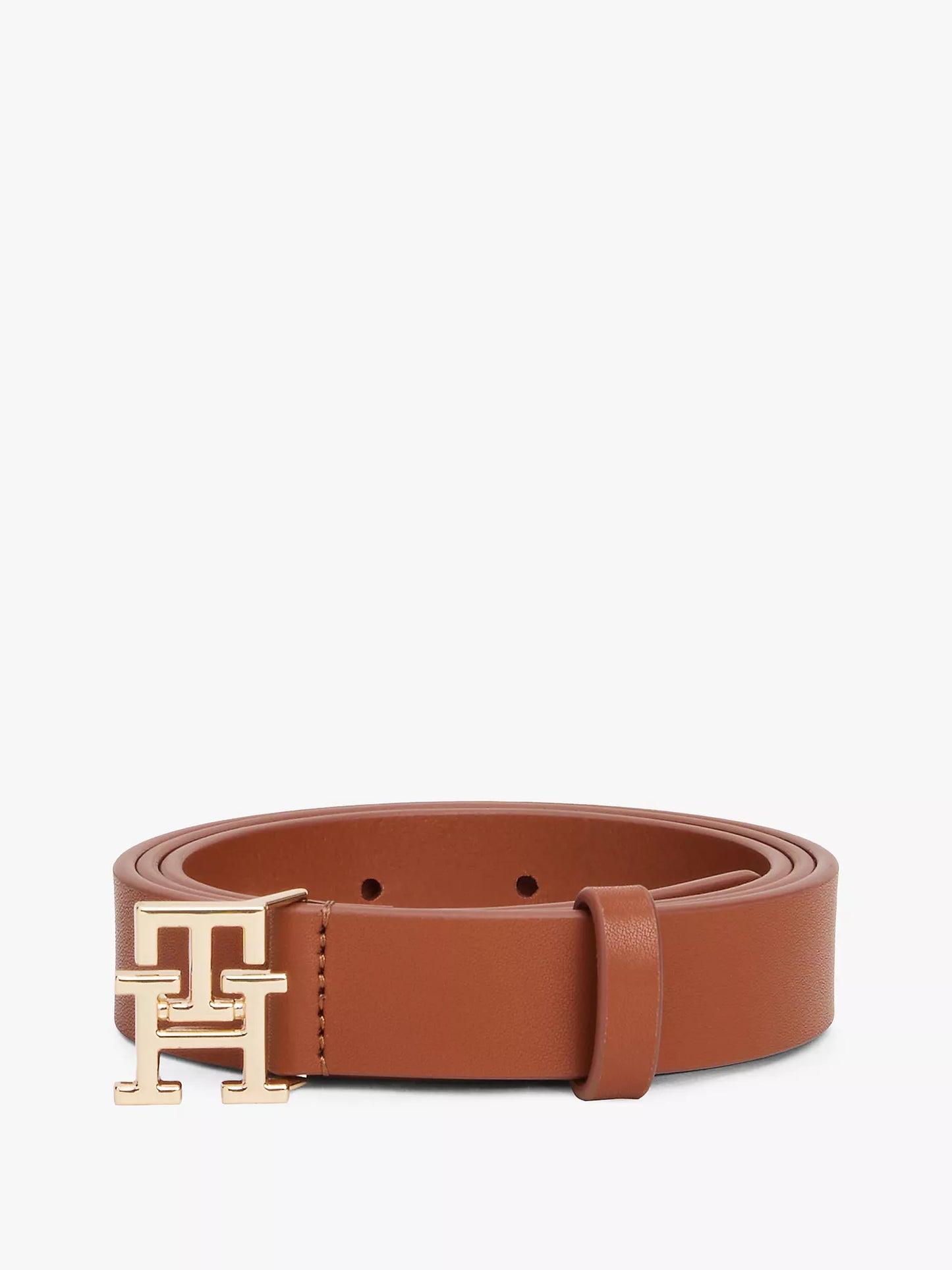 Tommy Monogram Buckle Leather Belt Lebanon