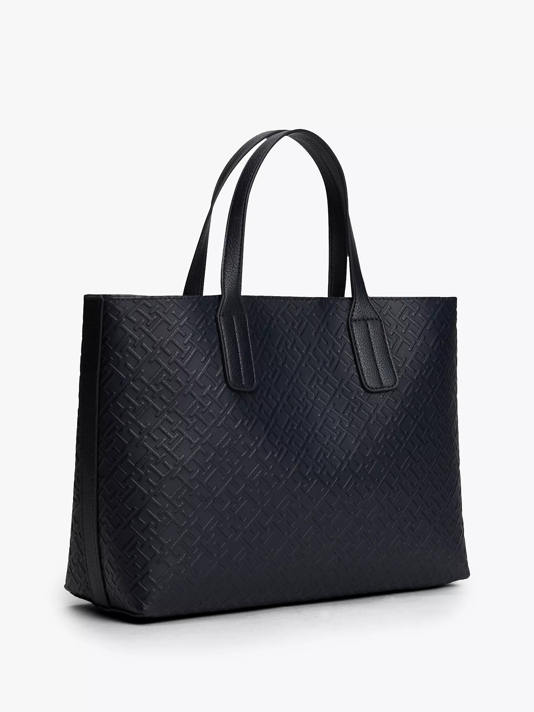 Tommy Embossed Allover Monogram Mini Tote Bag Lebanon