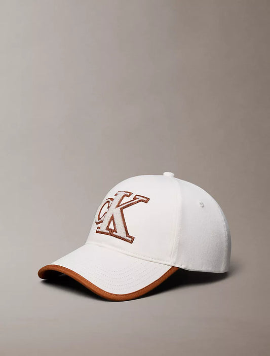 Calvin Klein Textured Monogram Baseball Cap
