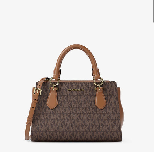 Michael Kors Marilyn Small Signature Logo Messenger Bag