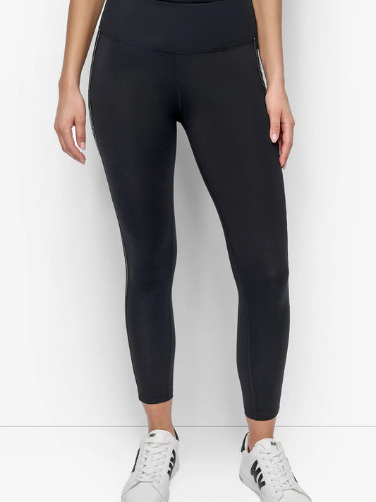 DKNY BALANCE COMPRESSION HIGH WAIST 7/8 TIGHT WITH LOGO