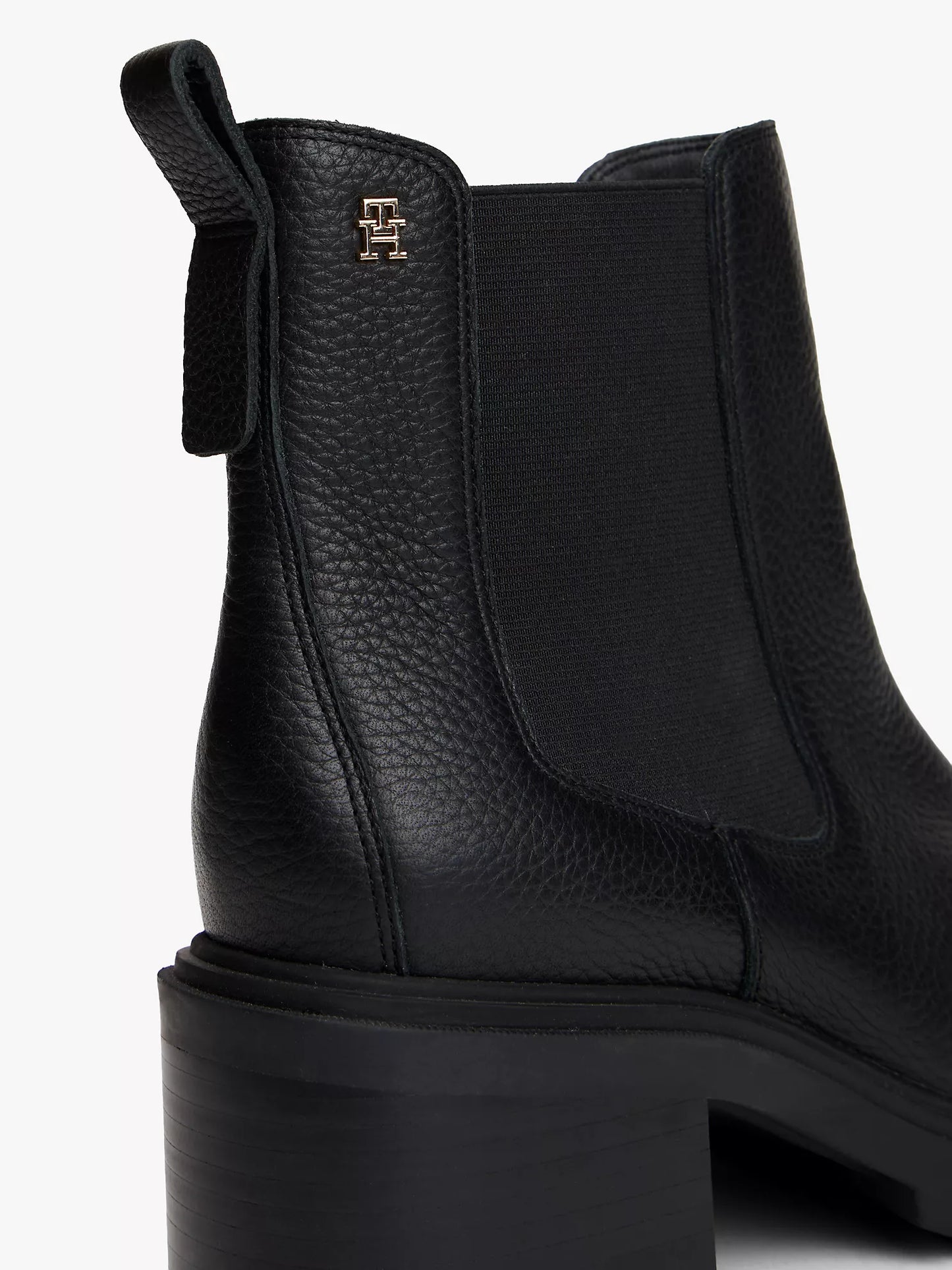 Tommy Pebbled Leather Cleated Chelsea Boot Lebanon