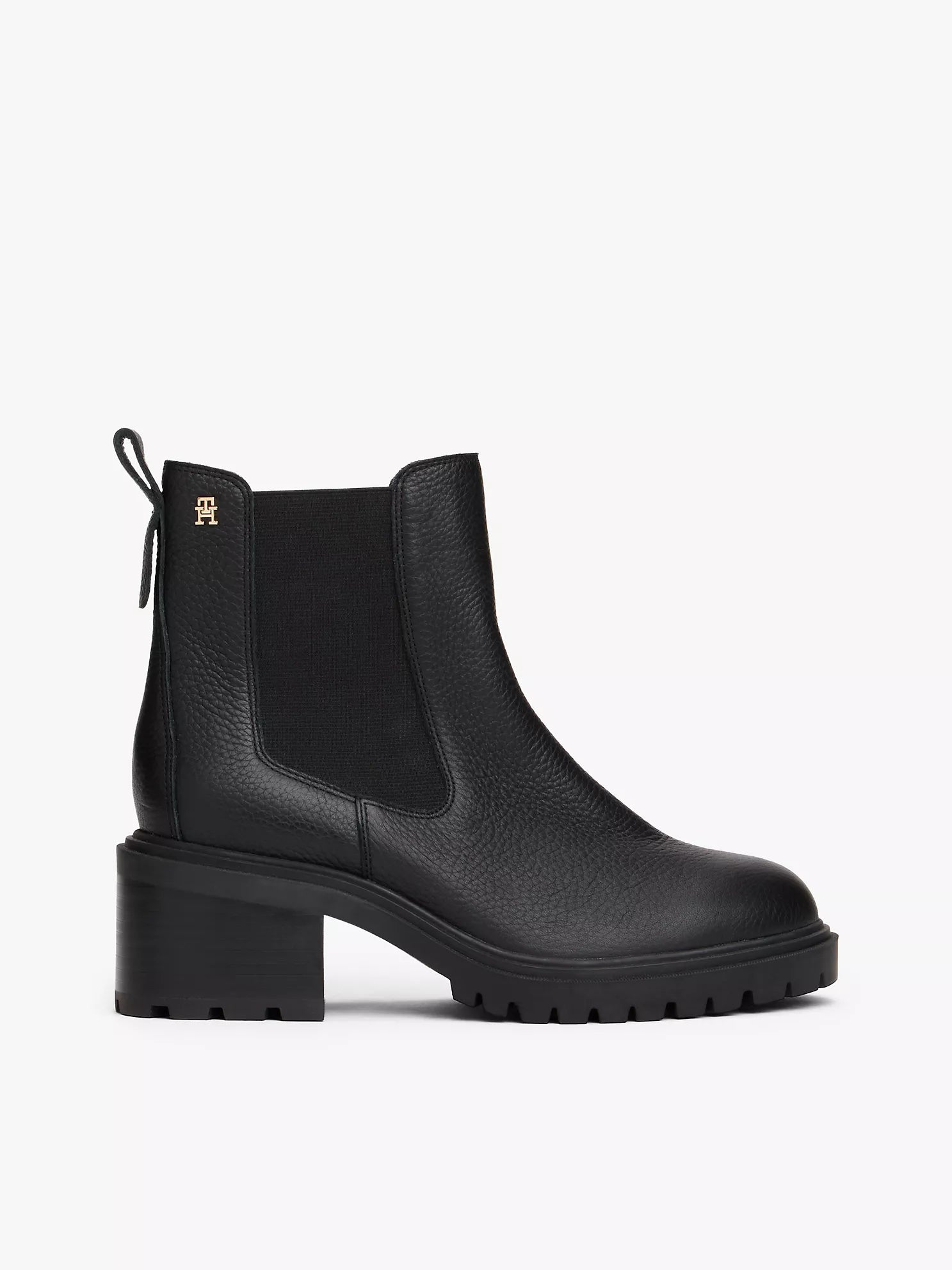 Tommy Pebbled Leather Cleated Chelsea Boot Lebanon