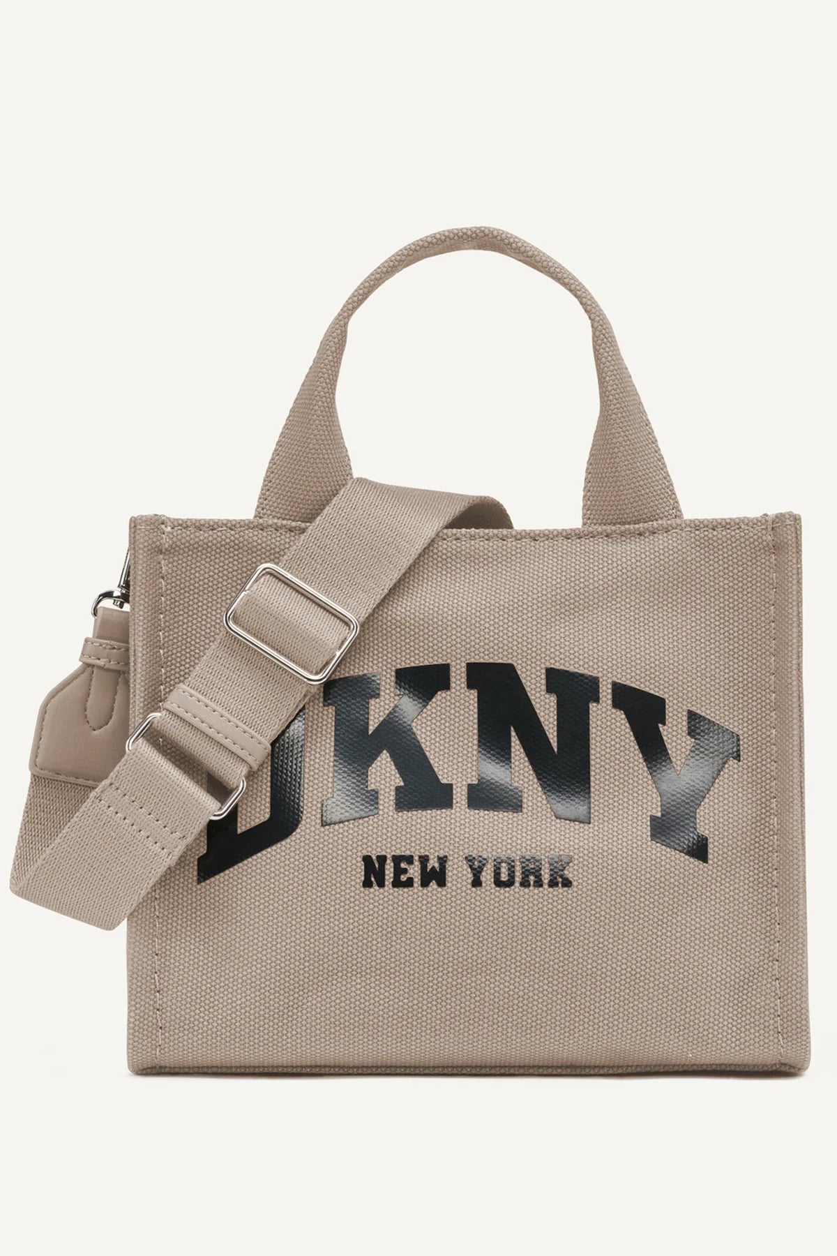 DKNY HADLEE SMALL CANVAS LOGO TOTE