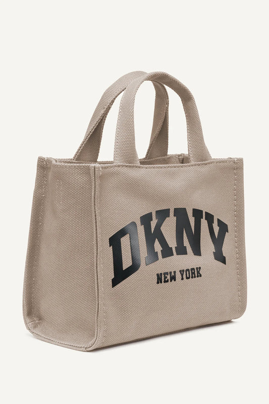 DKNY HADLEE SMALL CANVAS LOGO TOTE