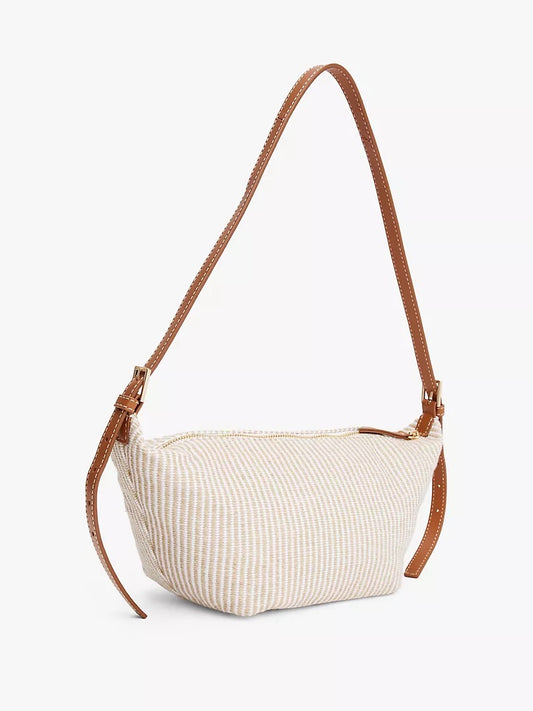 Tommy Stripe Crossbody Sling Bag