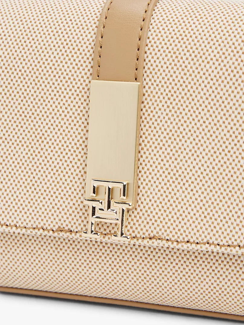 Tommy Monogram Chain-Strap Mini Crossbody Bag