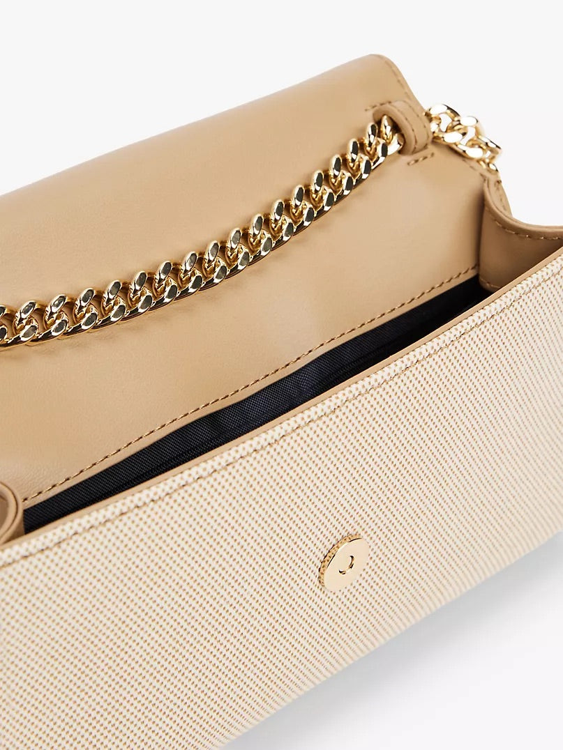Tommy Monogram Chain-Strap Mini Crossbody Bag