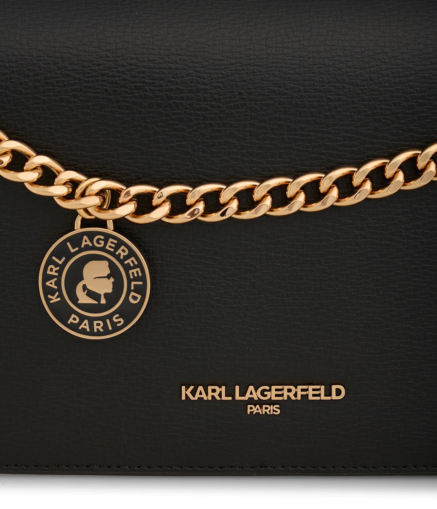 Karl Lagerfeld Paris - LOURDES LEATHER CROSSBODY - Amariah