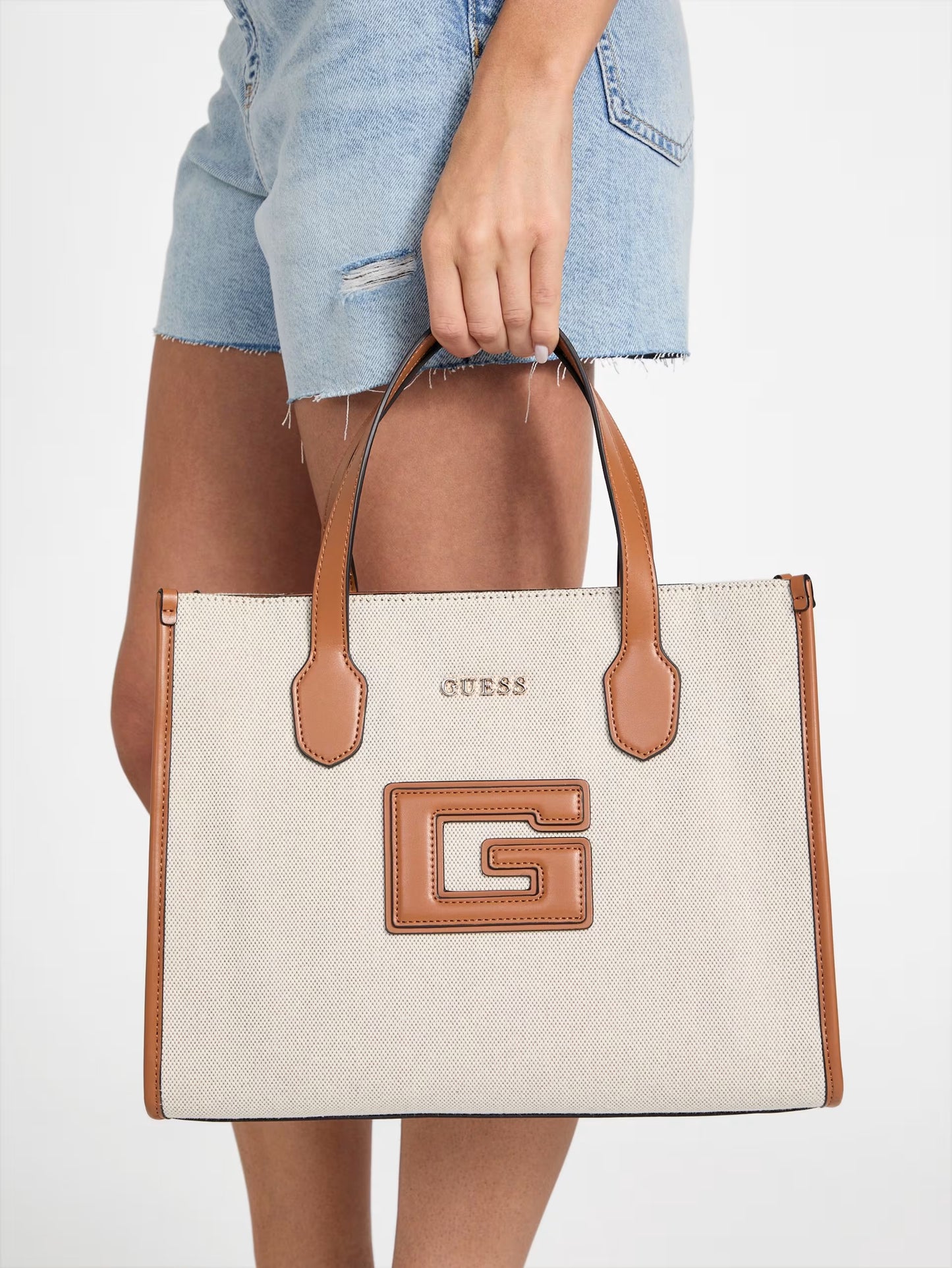 Guess G Status Canvas Tote