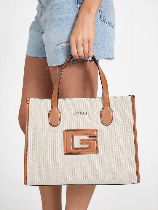 Guess G Status Canvas Tote