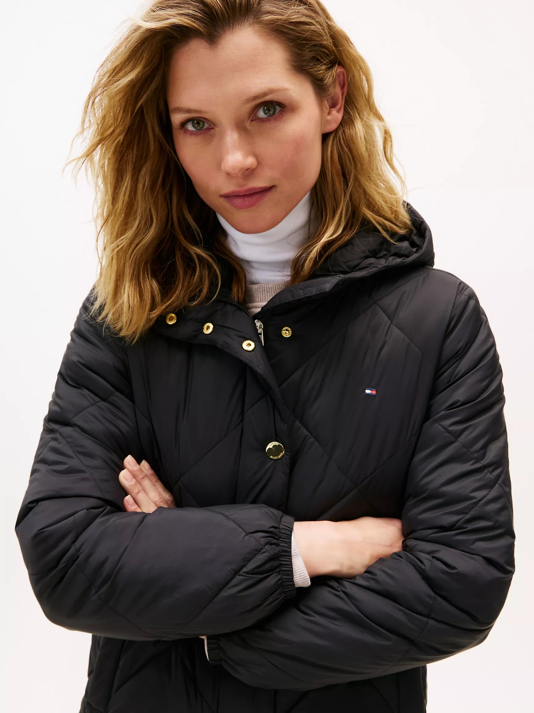 Tommy Lightweight Hooded Padded Quilted Jacket Lebanon