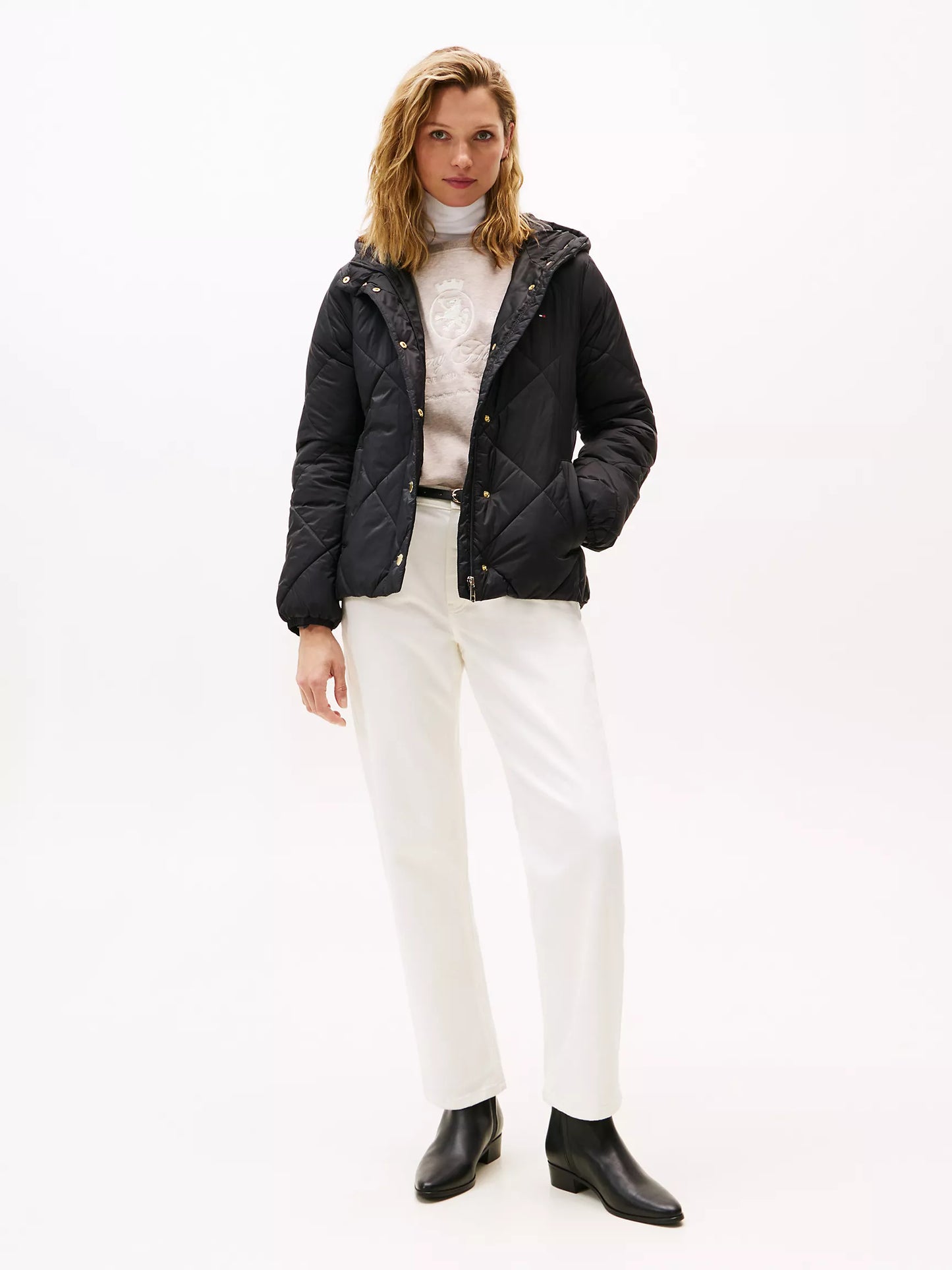 Tommy Lightweight Hooded Padded Quilted Jacket Lebanon