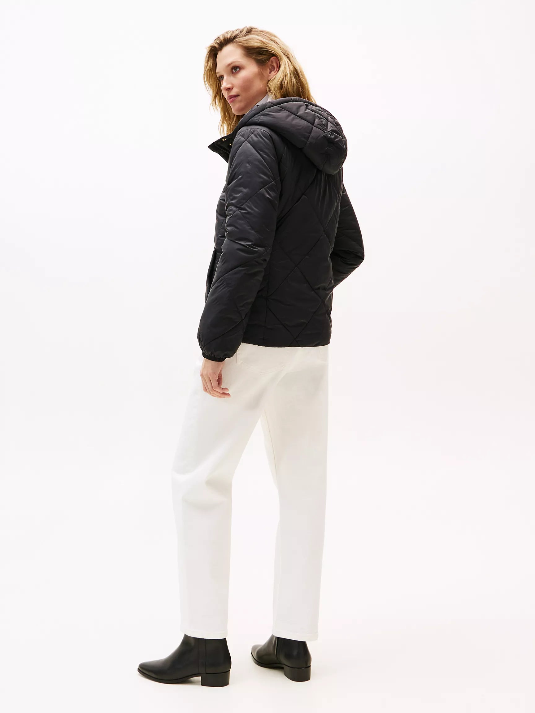 Tommy Lightweight Hooded Padded Quilted Jacket Lebanon